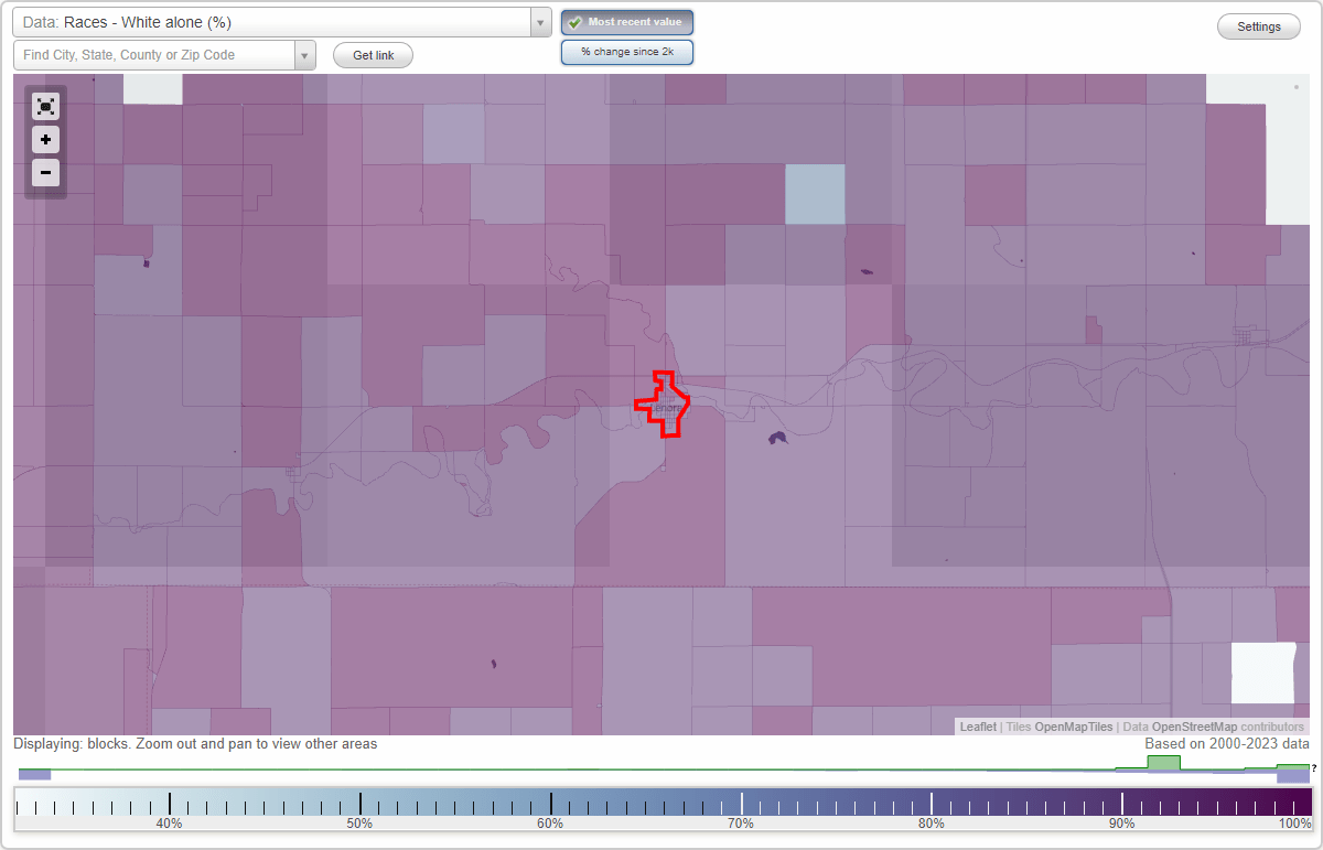 Races in Lenora, Kansas (KS) White, Black, Hispanic, Asian. Ancestries, Foreignborn residents