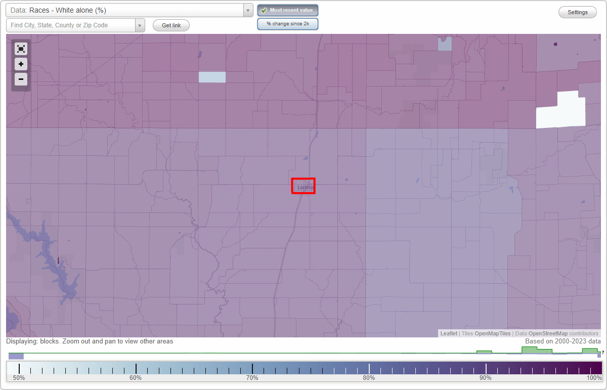 Races in Lorimor, Iowa (IA) White, Black, Hispanic, Asian. Ancestries