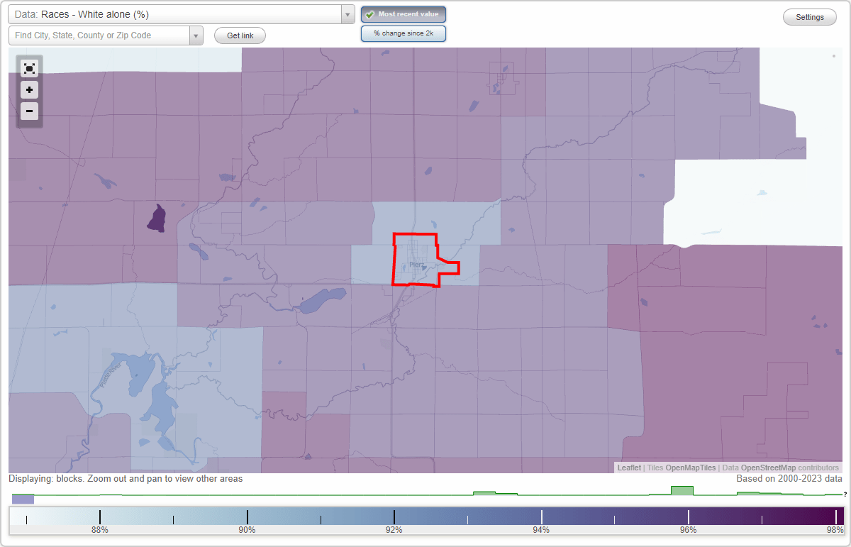 Races in Pierz, Minnesota (MN) White, Black, Hispanic, Asian