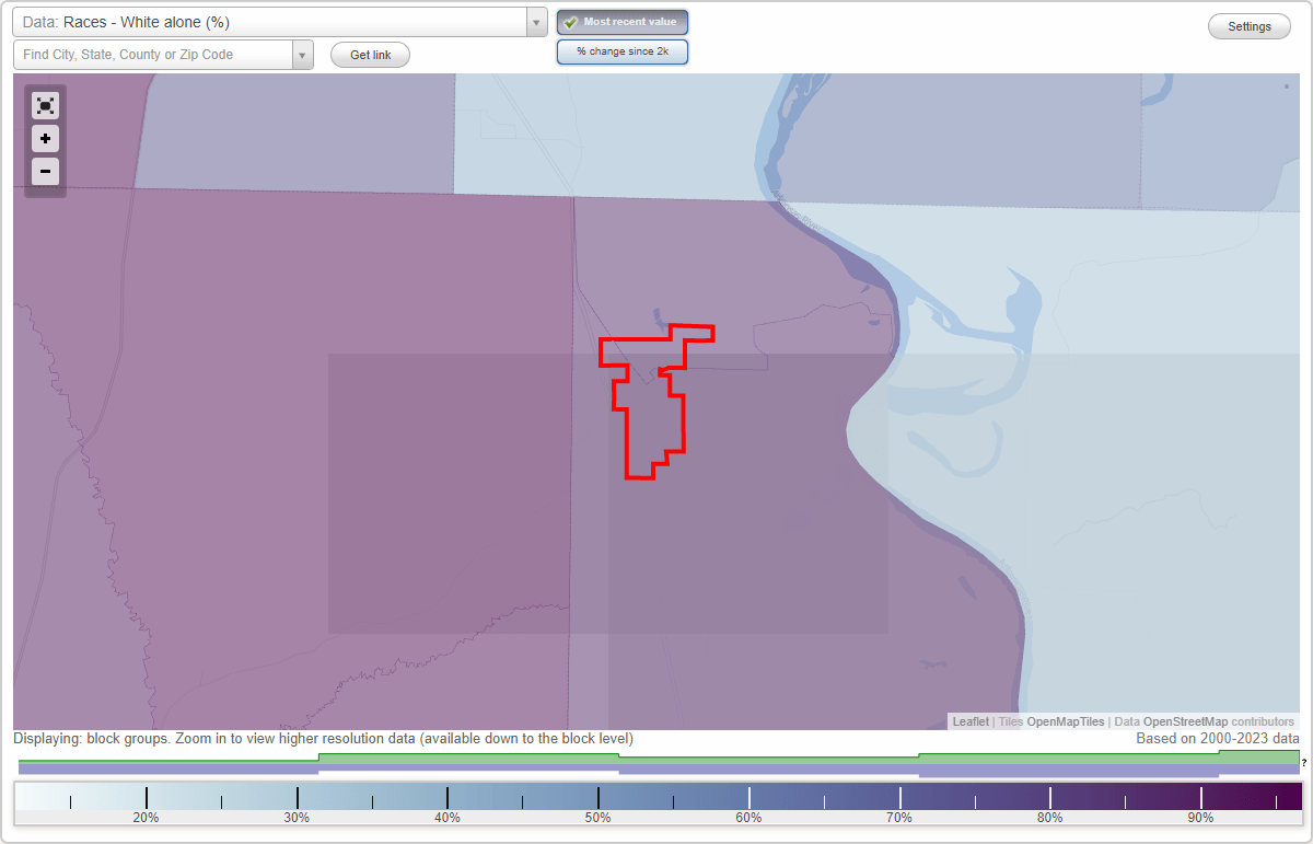 Races in Redfield, Arkansas (AR) White, Black, Hispanic, Asian