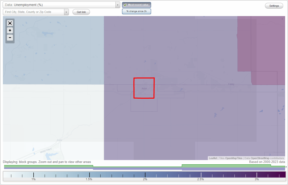 Work and Jobs in Adair, Iowa (IA) Detailed Stats Occupations