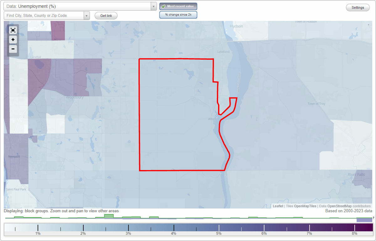 Work and Jobs in Afton, Minnesota (MN) Detailed Stats Occupations, Industries, Unemployment