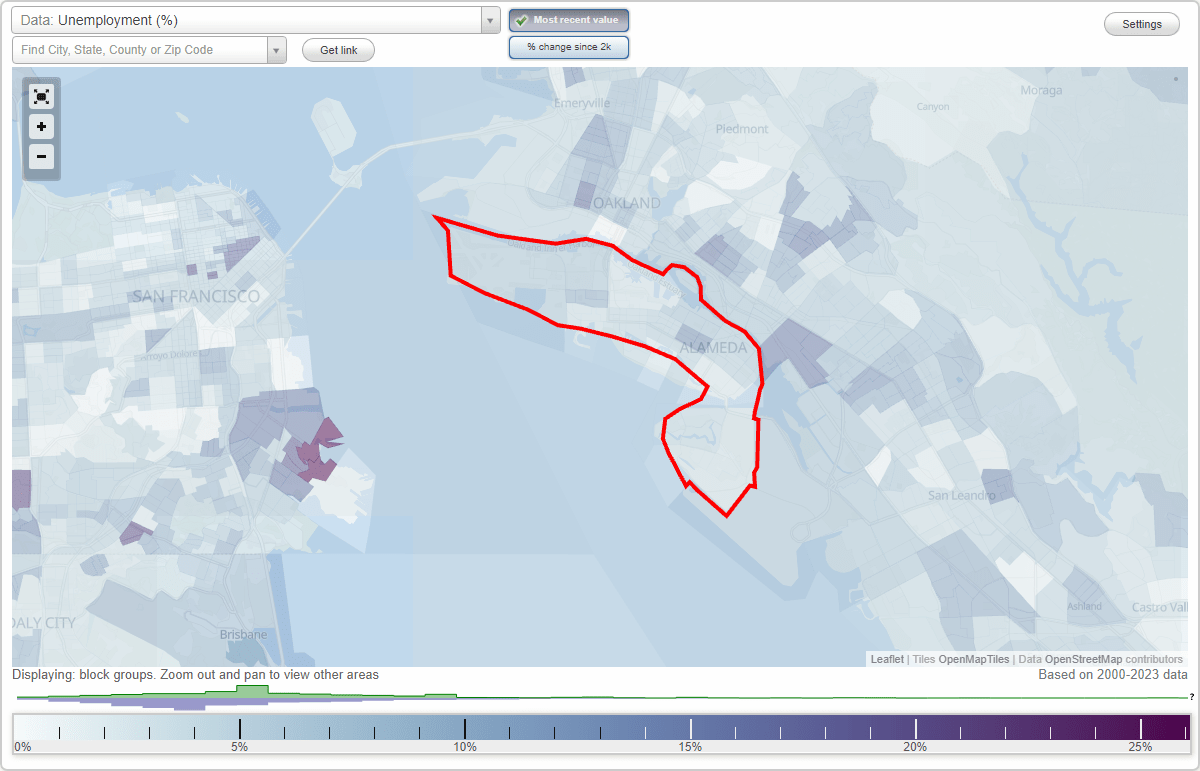 Work and Jobs in Alameda, California (CA) Detailed Stats Occupations