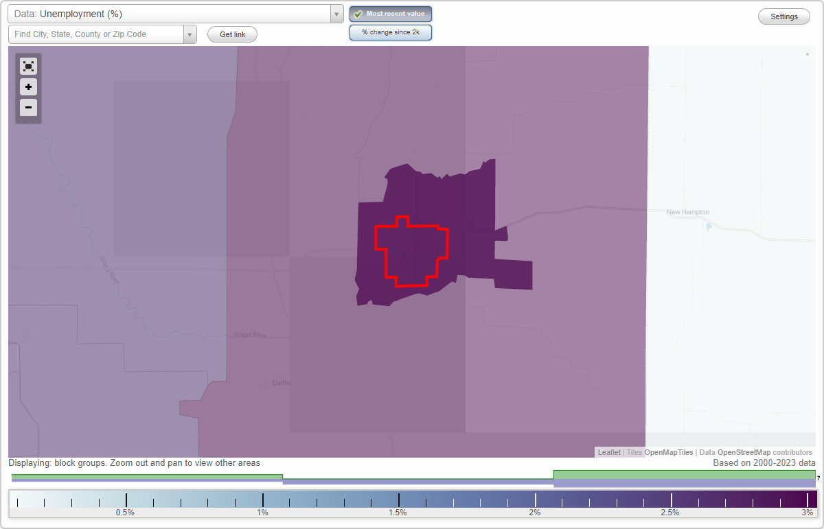 Work and Jobs in Albany, Missouri (MO) Detailed Stats Occupations