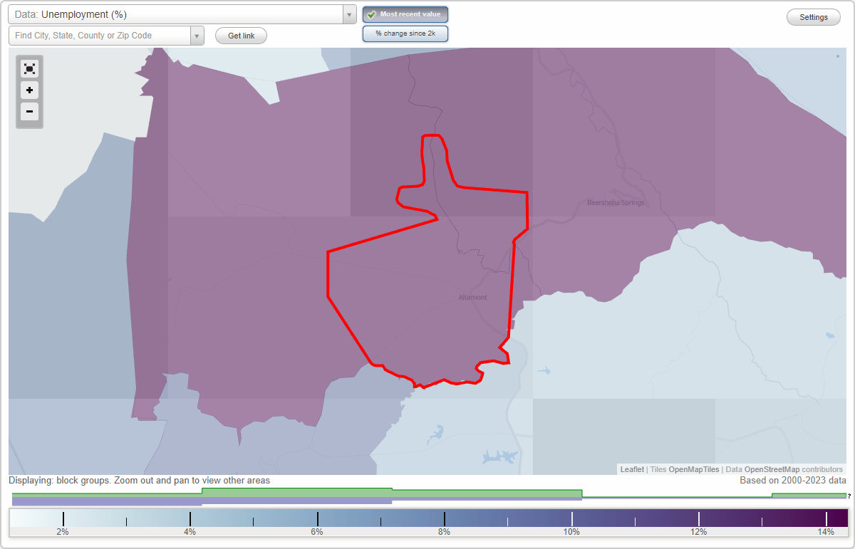 Work and Jobs in Altamont, Tennessee (TN) Detailed Stats Occupations