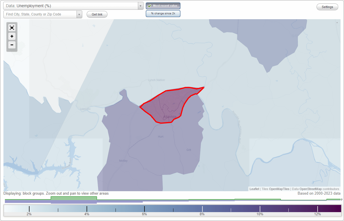 Work and Jobs in Altavista, Virginia (VA) Detailed Stats Occupations