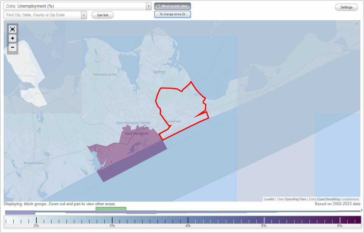 Work and Jobs in Amagansett, New York (NY) Detailed Stats Occupations