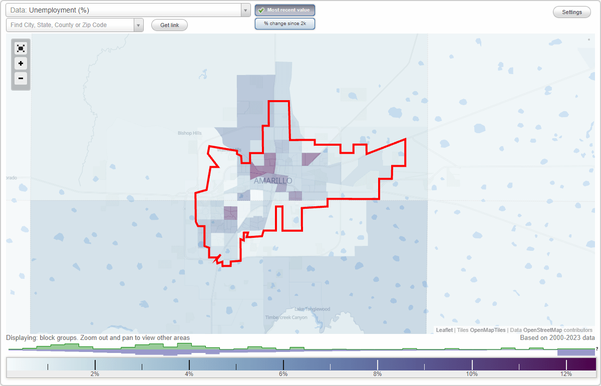 Work and Jobs in Amarillo, Texas (TX) Detailed Stats Occupations, Industries, Unemployment