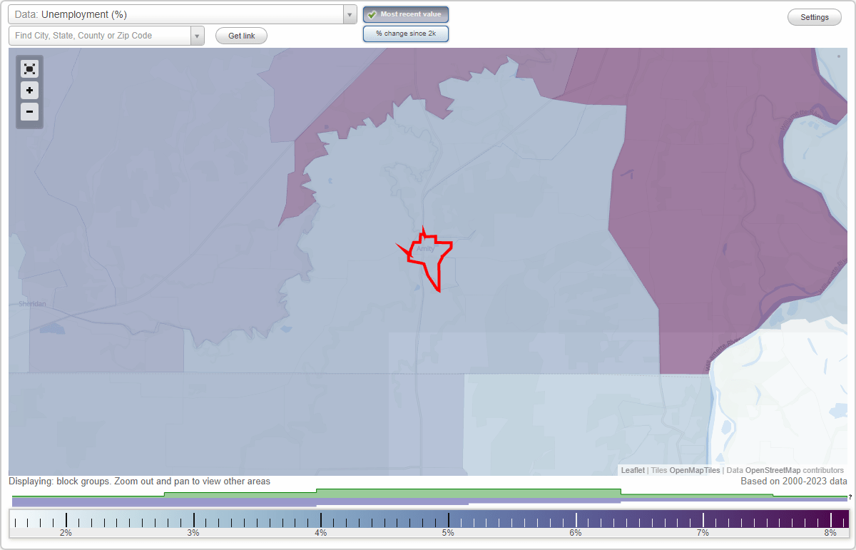 Work and Jobs in Amity, Oregon (OR) Detailed Stats Occupations