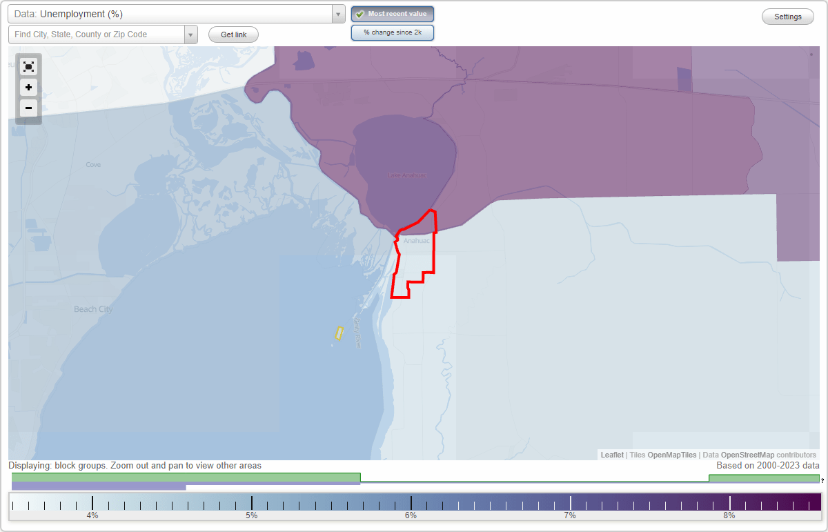 Work and Jobs in Anahuac, Texas (TX) Detailed Stats Occupations, Industries, Unemployment