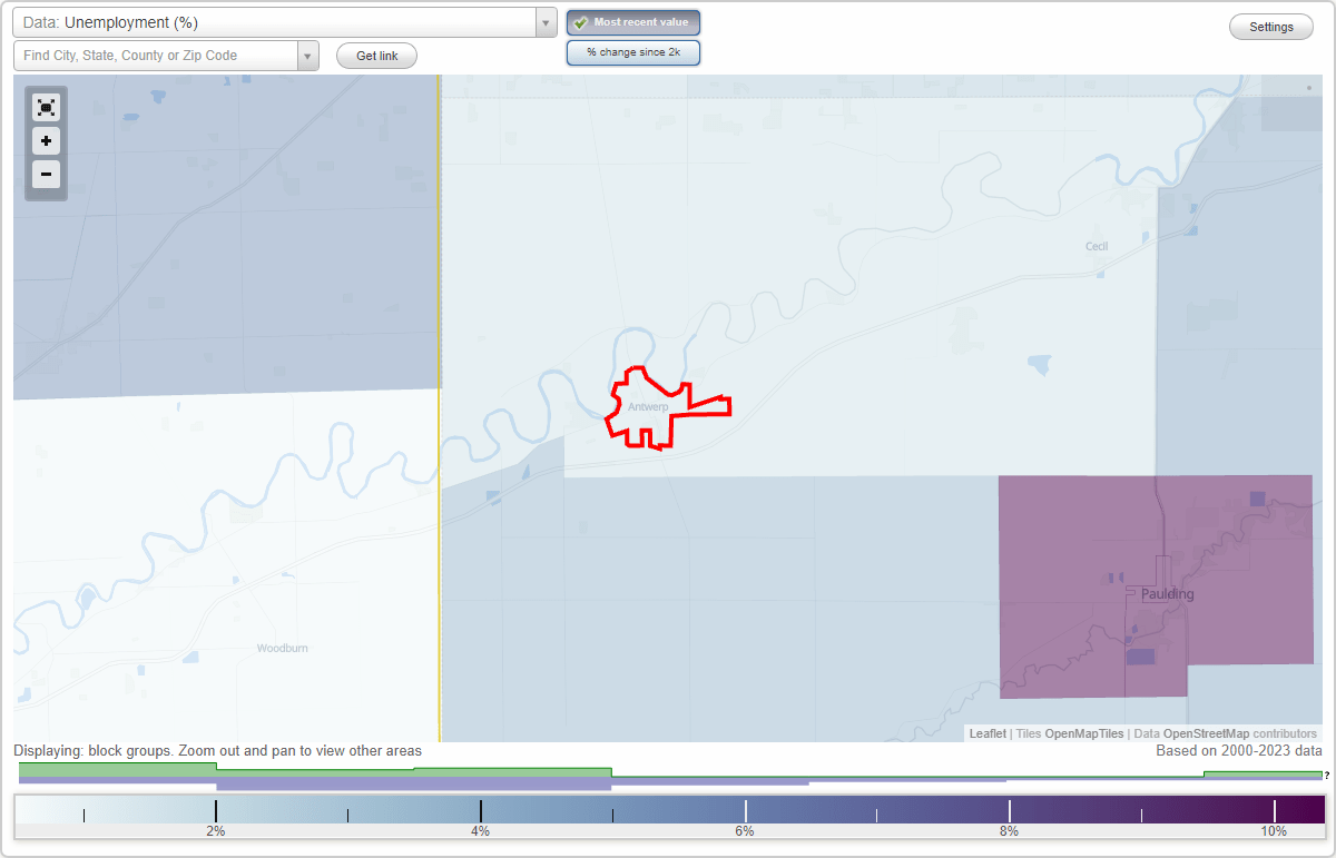 Work and Jobs in Antwerp, Ohio (OH) Detailed Stats Occupations