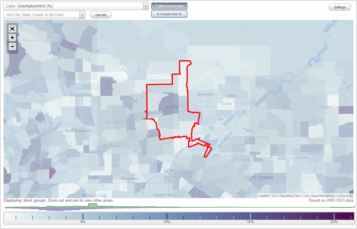 Work and Jobs in Arcadia, California (CA) Detailed Stats Occupations