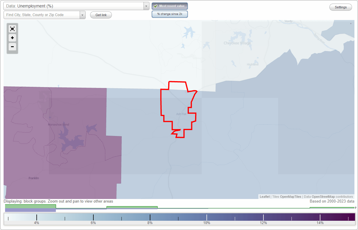 Work and Jobs in Ash Flat, Arkansas (AR) Detailed Stats Occupations