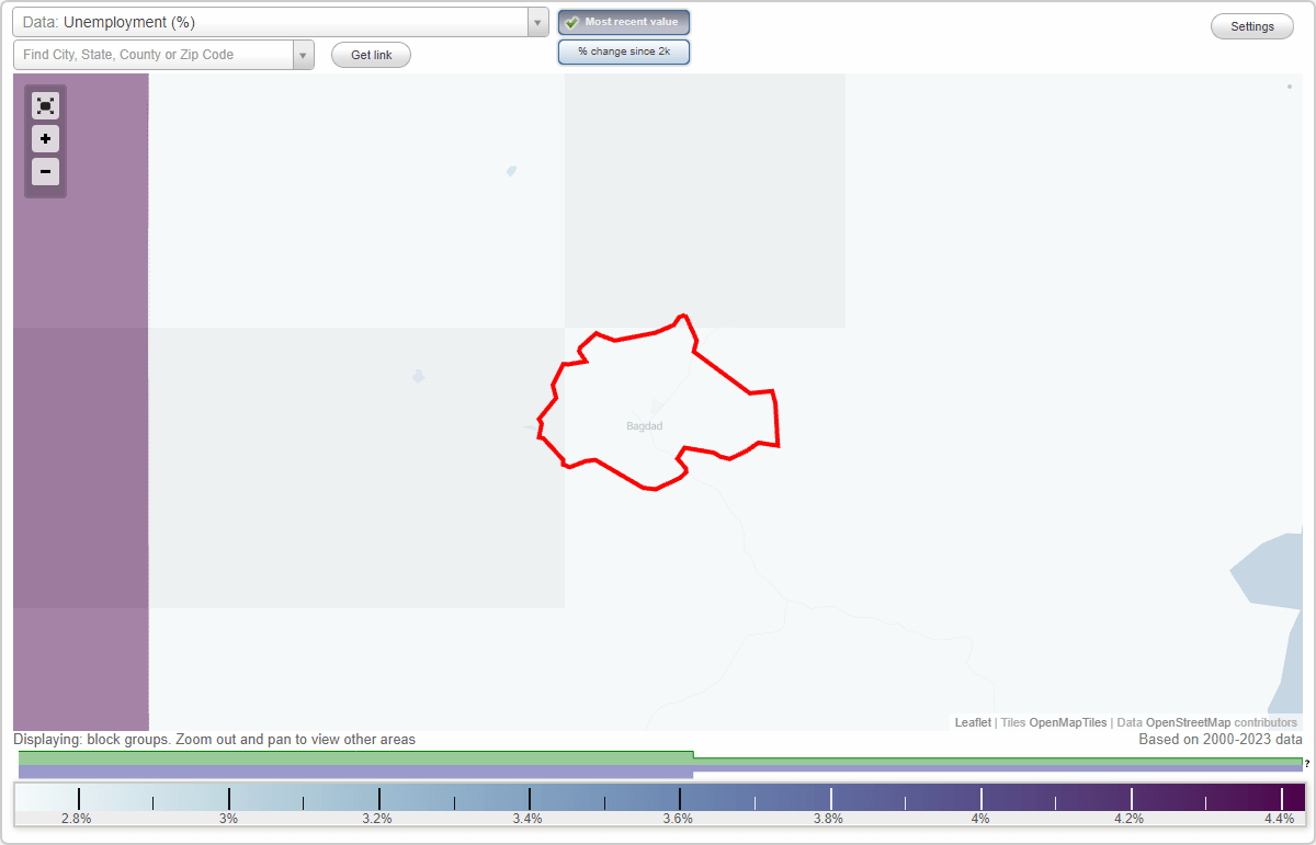 Work and Jobs in Bagdad, Arizona (AZ) Detailed Stats Occupations, Industries, Unemployment