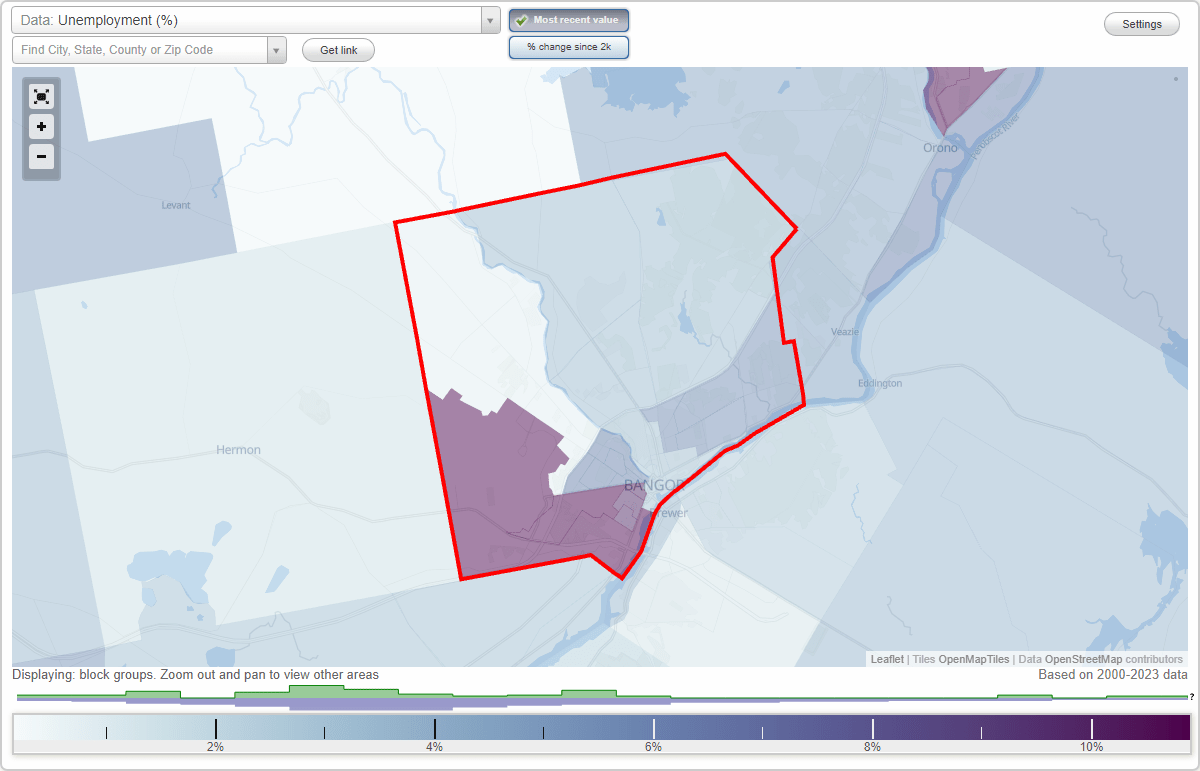 Work and Jobs in Bangor, Maine (ME) Detailed Stats Occupations