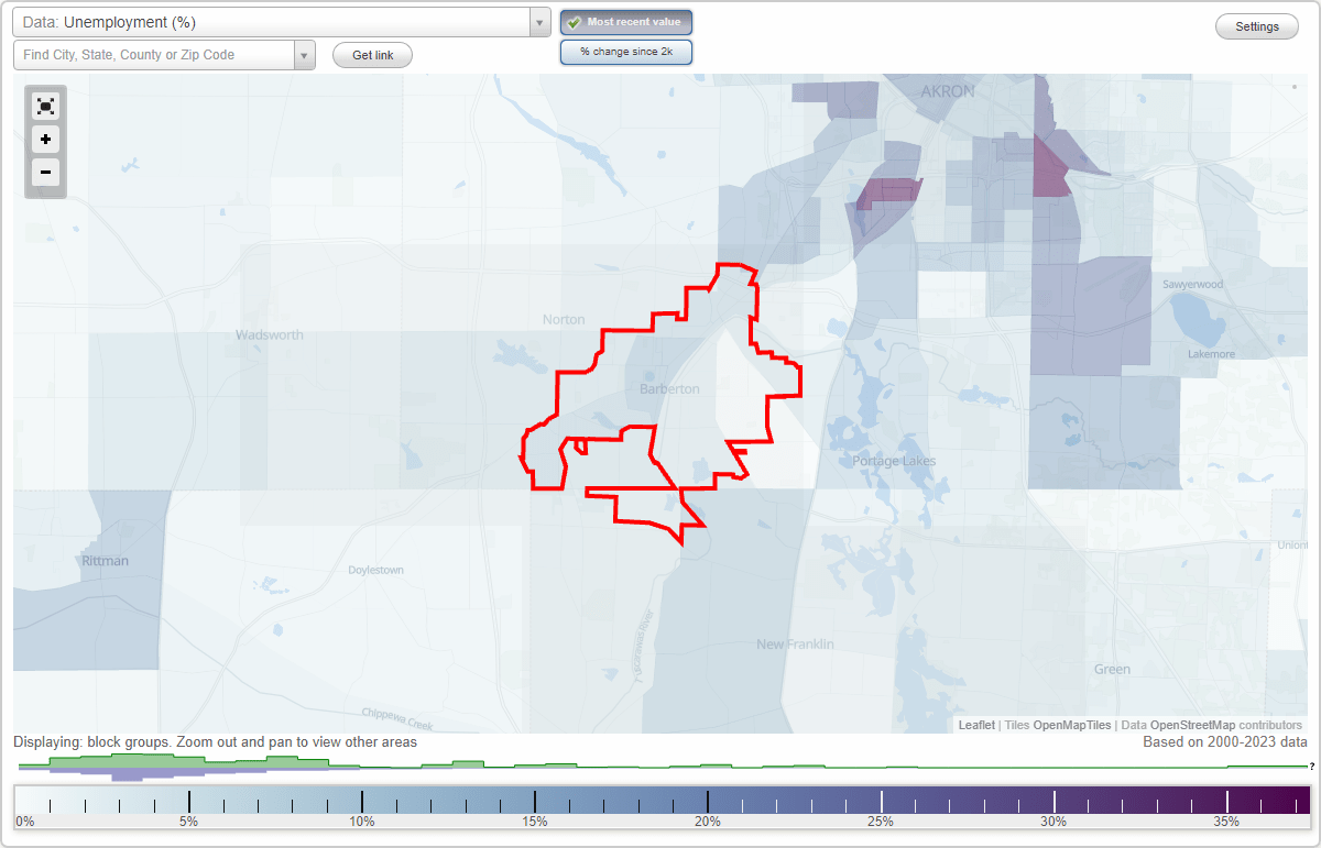 Work and Jobs in Barberton, Ohio (OH) Detailed Stats Occupations