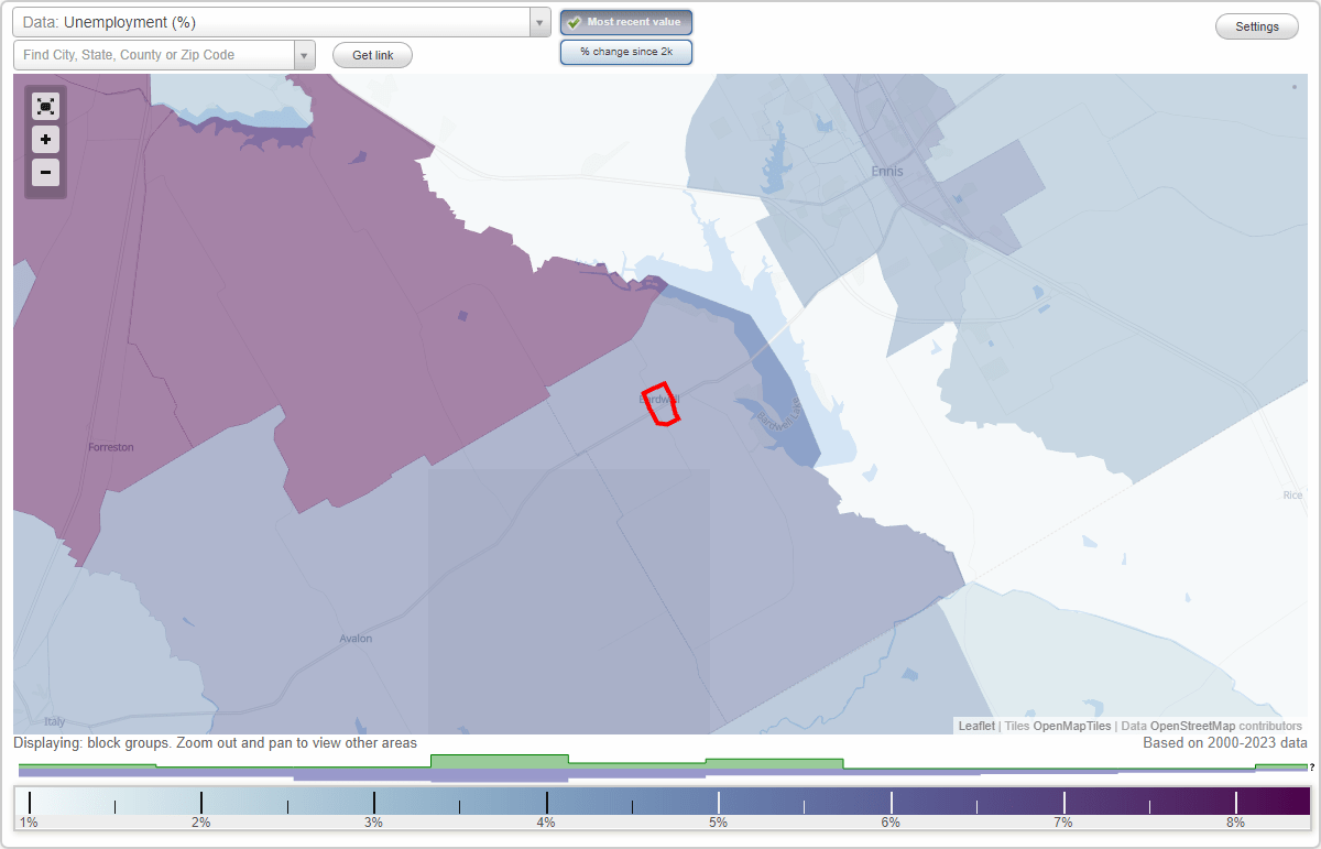 Work and Jobs in Bardwell, Texas (TX) Detailed Stats Occupations, Industries, Unemployment
