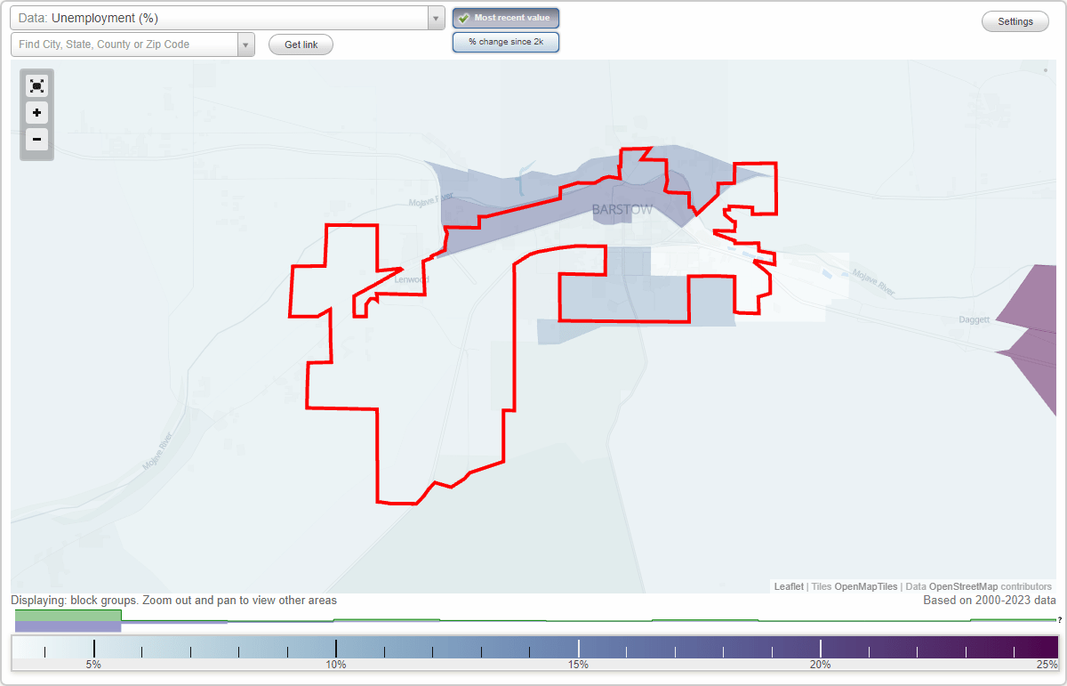 Work and Jobs in Barstow, California (CA) Detailed Stats Occupations, Industries, Unemployment