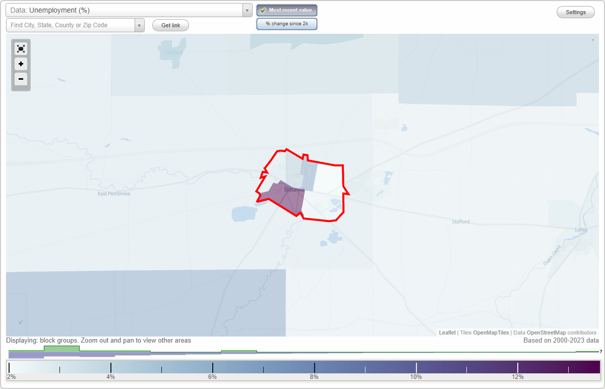 Work and Jobs in Batavia, New York (NY) Detailed Stats Occupations