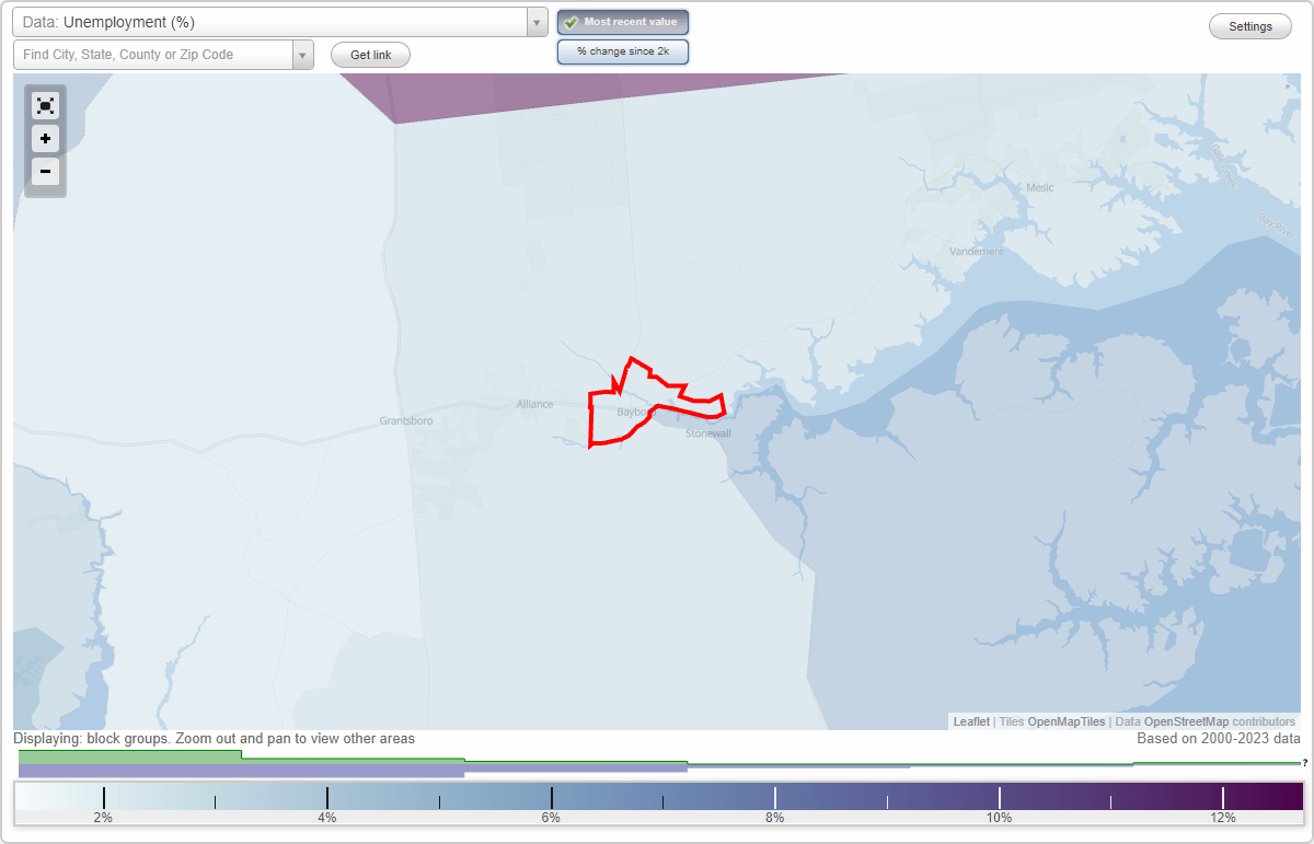 Work and Jobs in Bayboro, North Carolina (NC) Detailed Stats Occupations, Industries