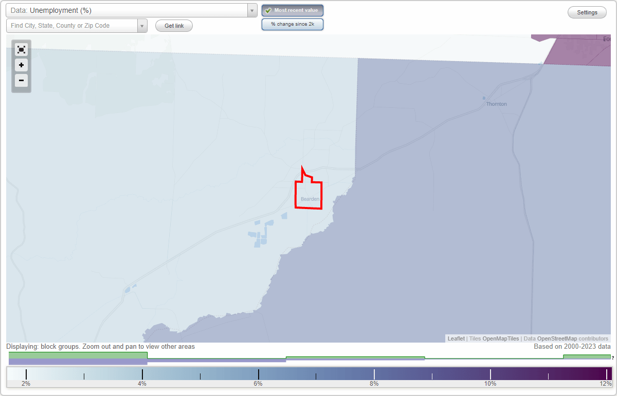 Work and Jobs in Bearden, Arkansas (AR) Detailed Stats Occupations