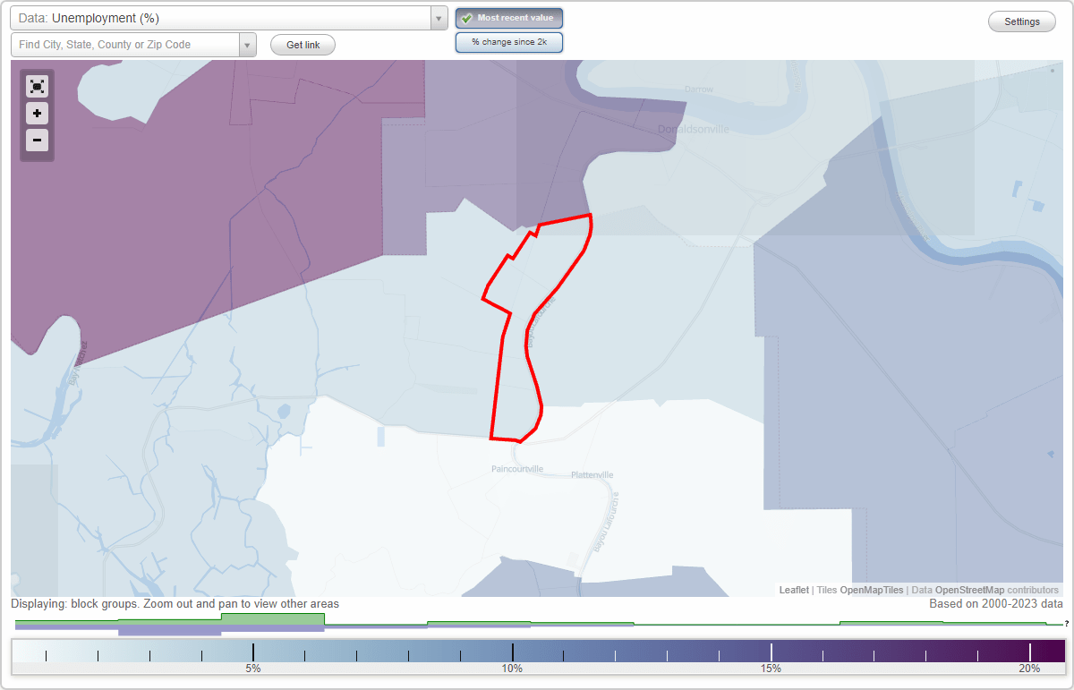 Work and Jobs in Belle Rose, Louisiana (LA) Detailed Stats Occupations