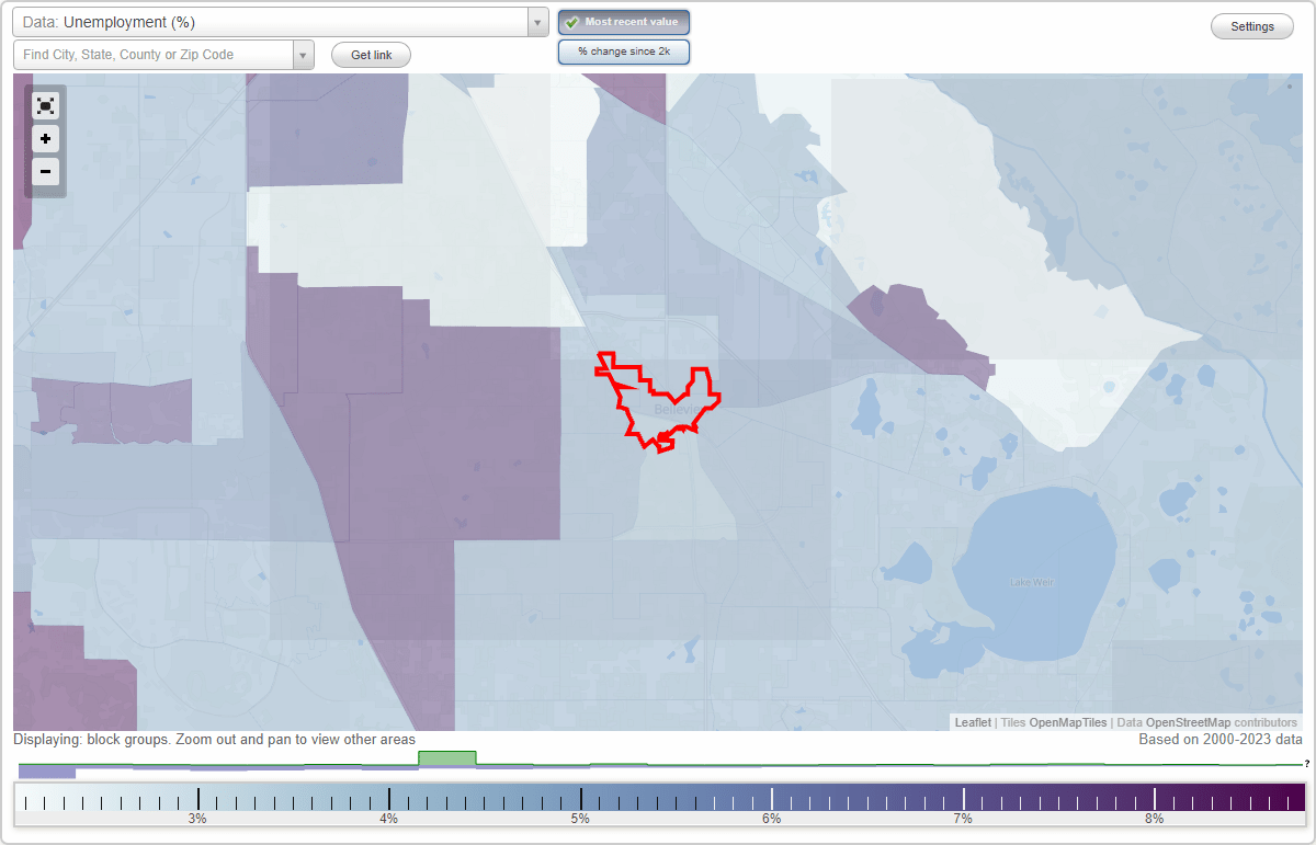 Work and Jobs in Belleview, Florida (FL) Detailed Stats Occupations