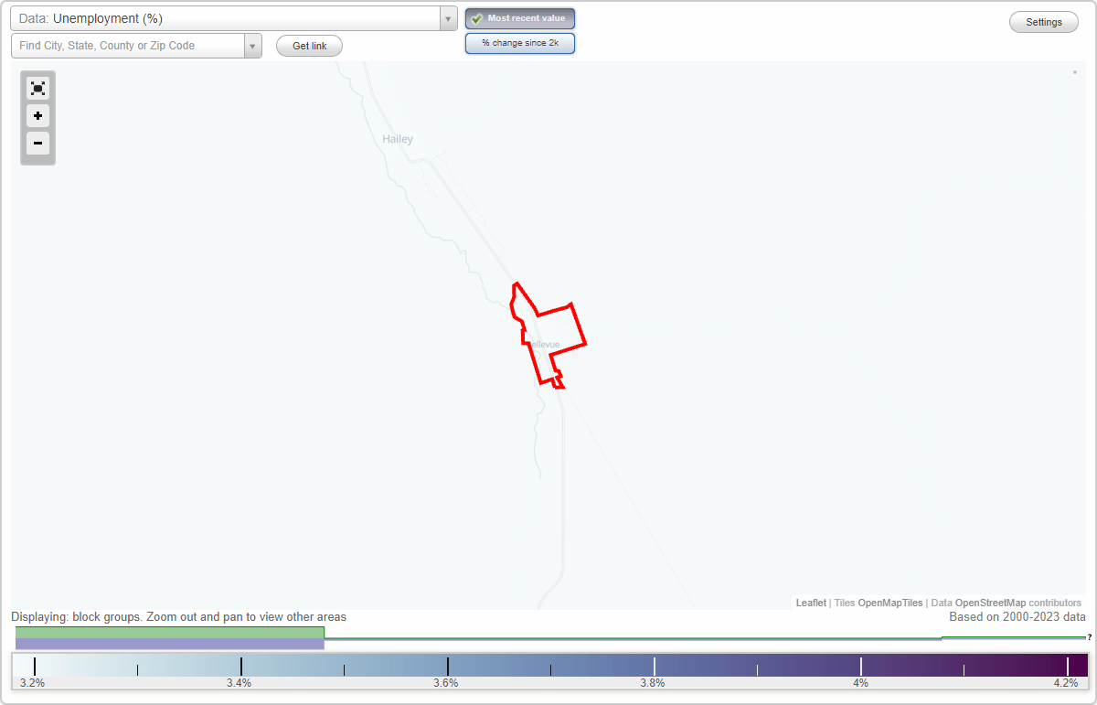 Work and Jobs in Bellevue, Idaho (ID) Detailed Stats Occupations