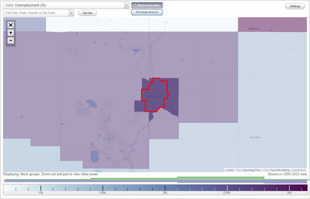 Work and Jobs in Belmond, Iowa (IA) Detailed Stats Occupations