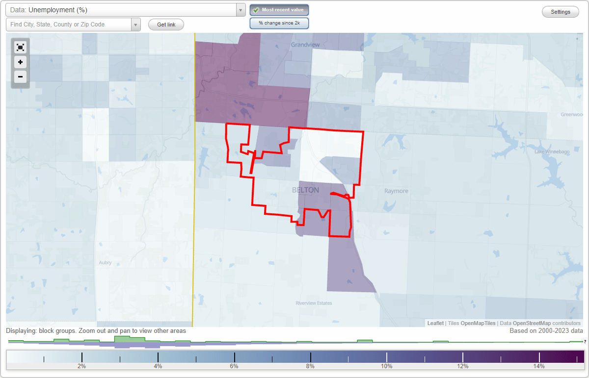 Work and Jobs in Belton, Missouri (MO) Detailed Stats Occupations