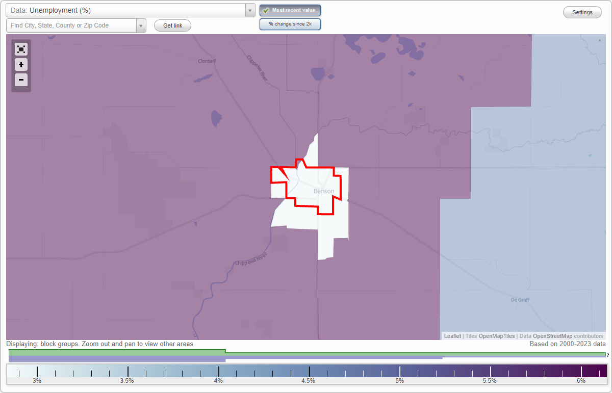 Work and Jobs in Benson, Minnesota (MN) Detailed Stats Occupations