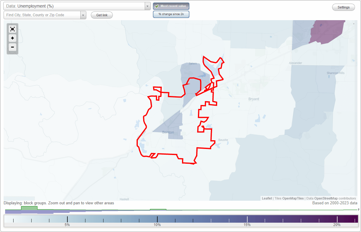 Work and Jobs in Benton, Arkansas (AR) Detailed Stats Occupations, Industries, Unemployment