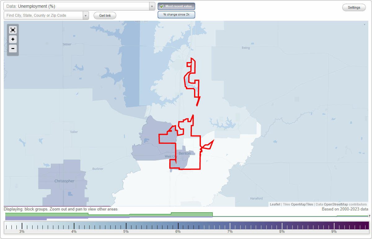 Work and Jobs in Benton, Illinois (IL) Detailed Stats Occupations
