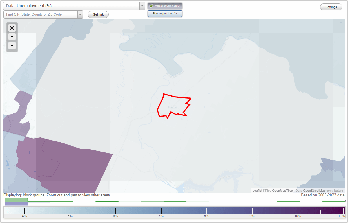 Work and Jobs in Benton, Tennessee (TN) Detailed Stats Occupations, Industries, Unemployment