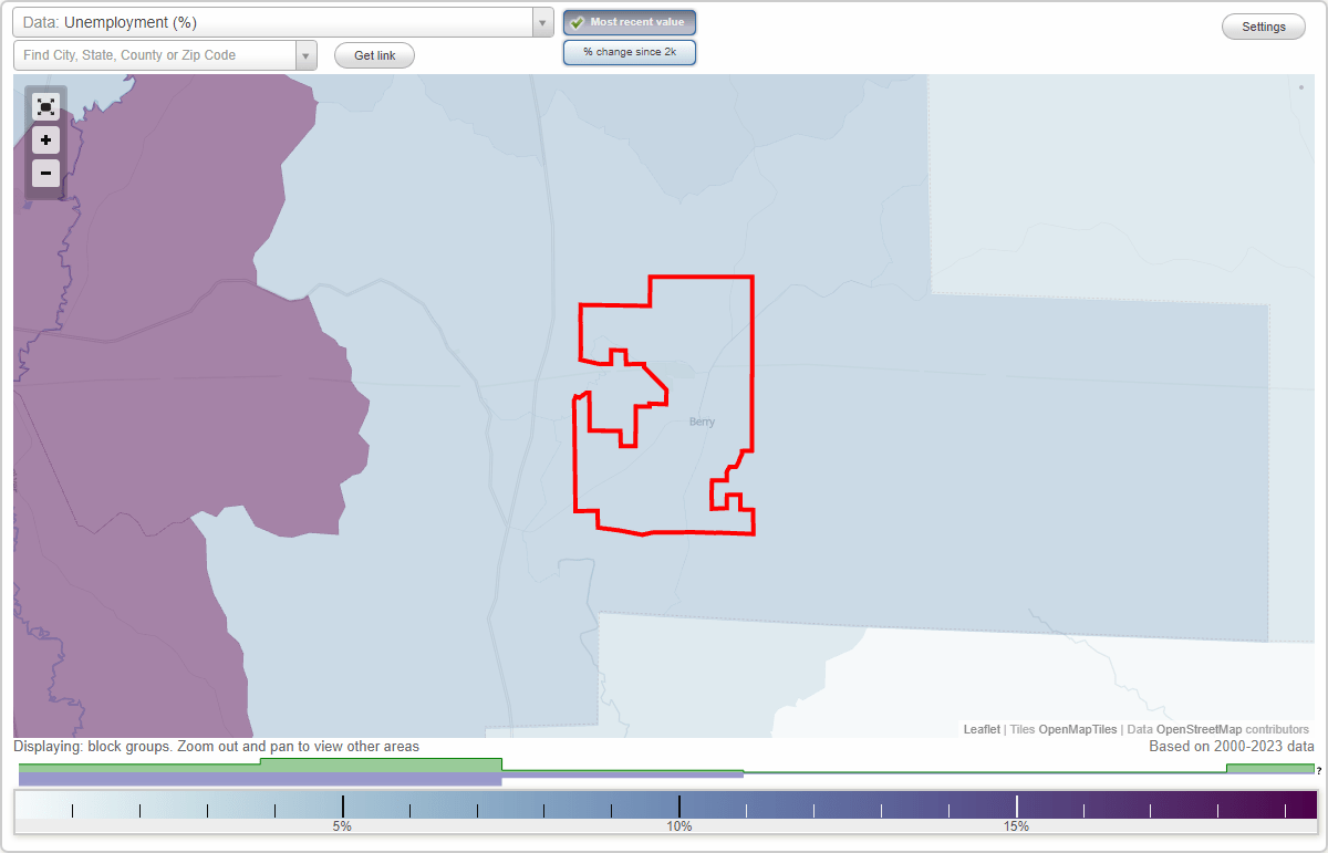 Work and Jobs in Berry, Alabama (AL) Detailed Stats Occupations