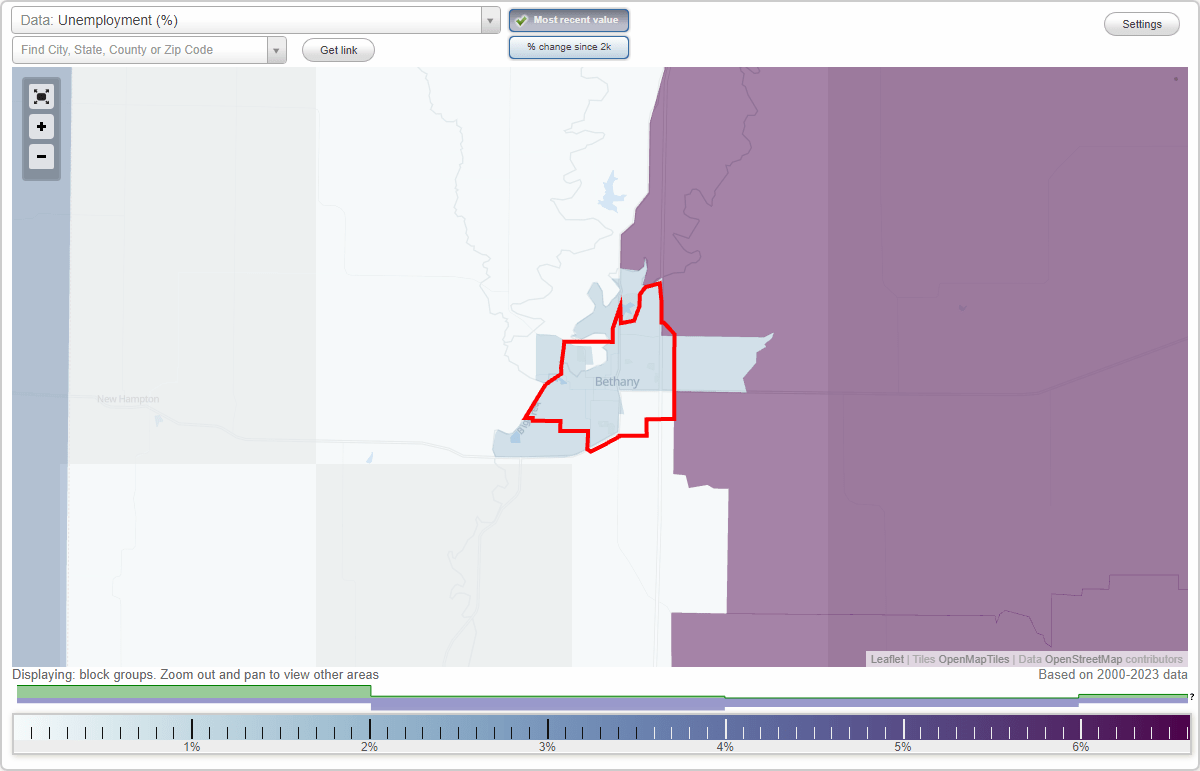 Work and Jobs in Bethany, Missouri (MO) Detailed Stats Occupations