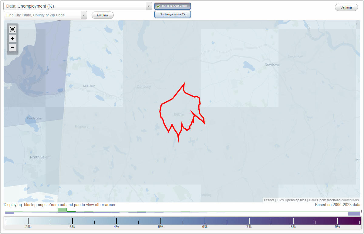 Work and Jobs in Bethel, Connecticut (CT) Detailed Stats Occupations, Industries, Unemployment