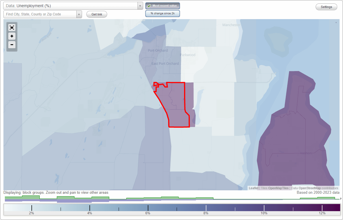 Work and Jobs in Bethel, Washington (WA) Detailed Stats Occupations