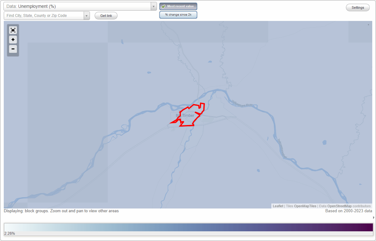 Work and Jobs in Big Timber, Montana (MT) Detailed Stats Occupations