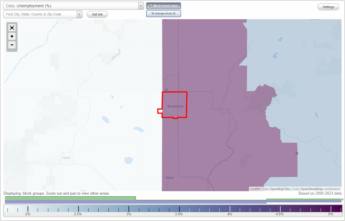 Work and Jobs in Birnamwood, Wisconsin (WI) Detailed Stats Occupations