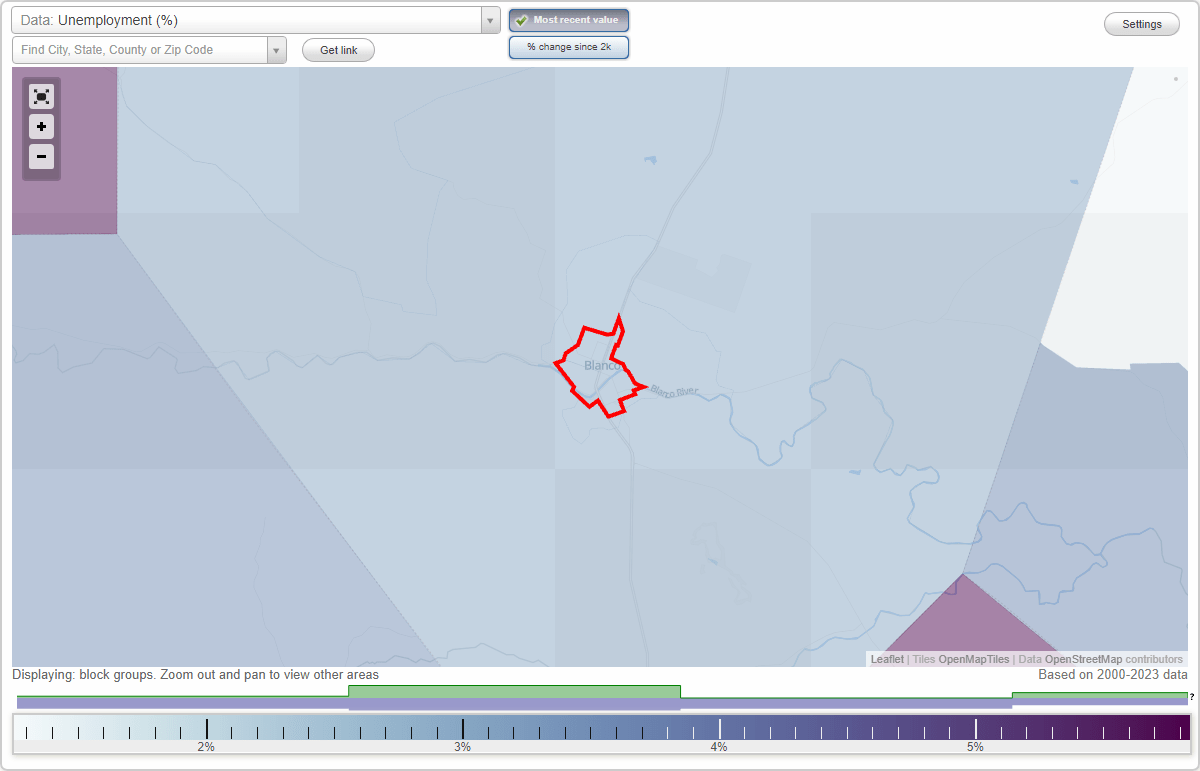 Work and Jobs in Blanco, Texas (TX) Detailed Stats Occupations