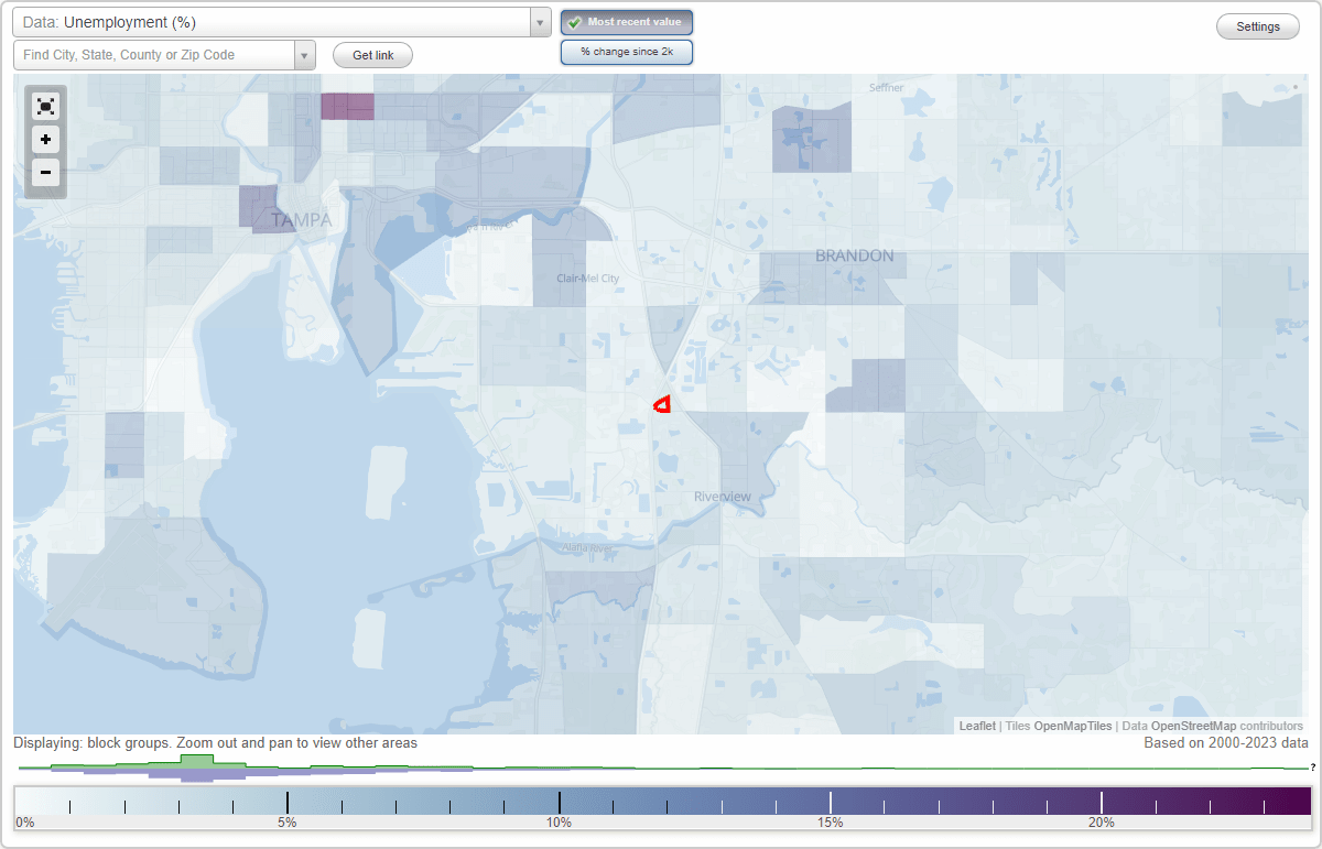 Work and Jobs in Bloomingdale, Florida (FL) Detailed Stats Occupations