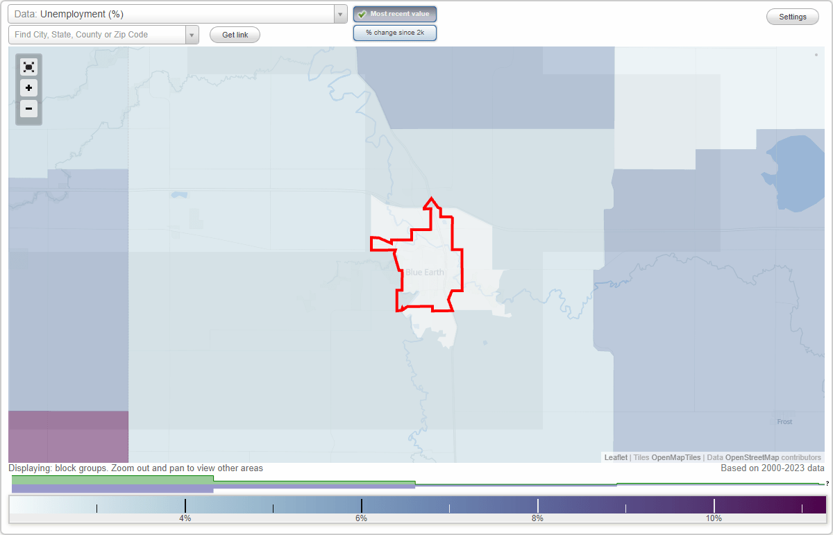 Work and Jobs in Blue Earth, Minnesota (MN) Detailed Stats Occupations