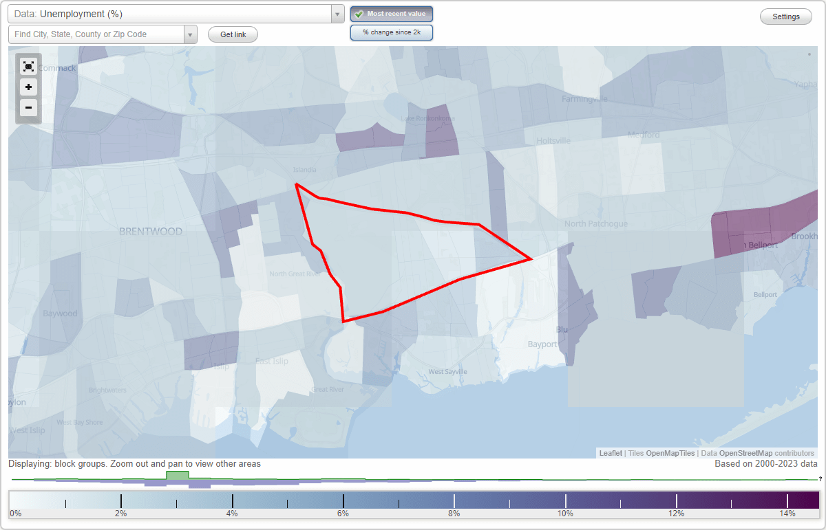 Work and Jobs in Bohemia, New York (NY) Detailed Stats Occupations