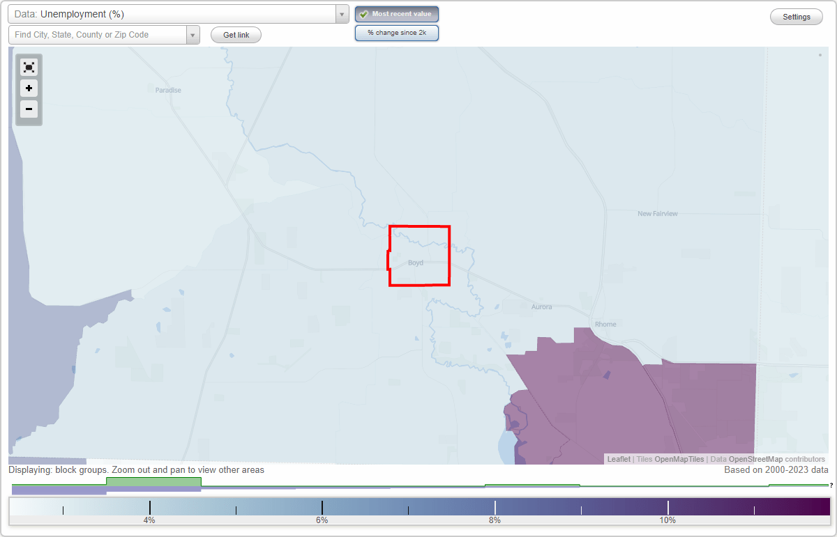 Work and Jobs in Boyd, Texas (TX) Detailed Stats Occupations