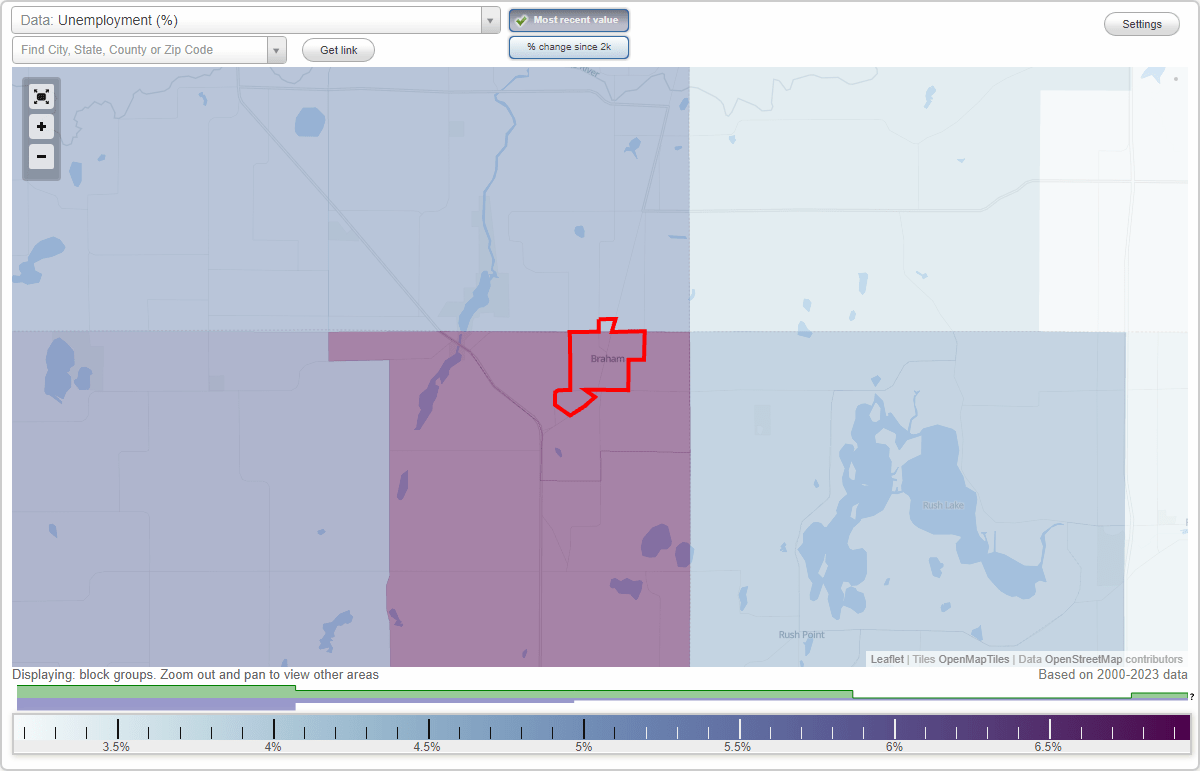 Work and Jobs in Braham, Minnesota (MN) Detailed Stats Occupations