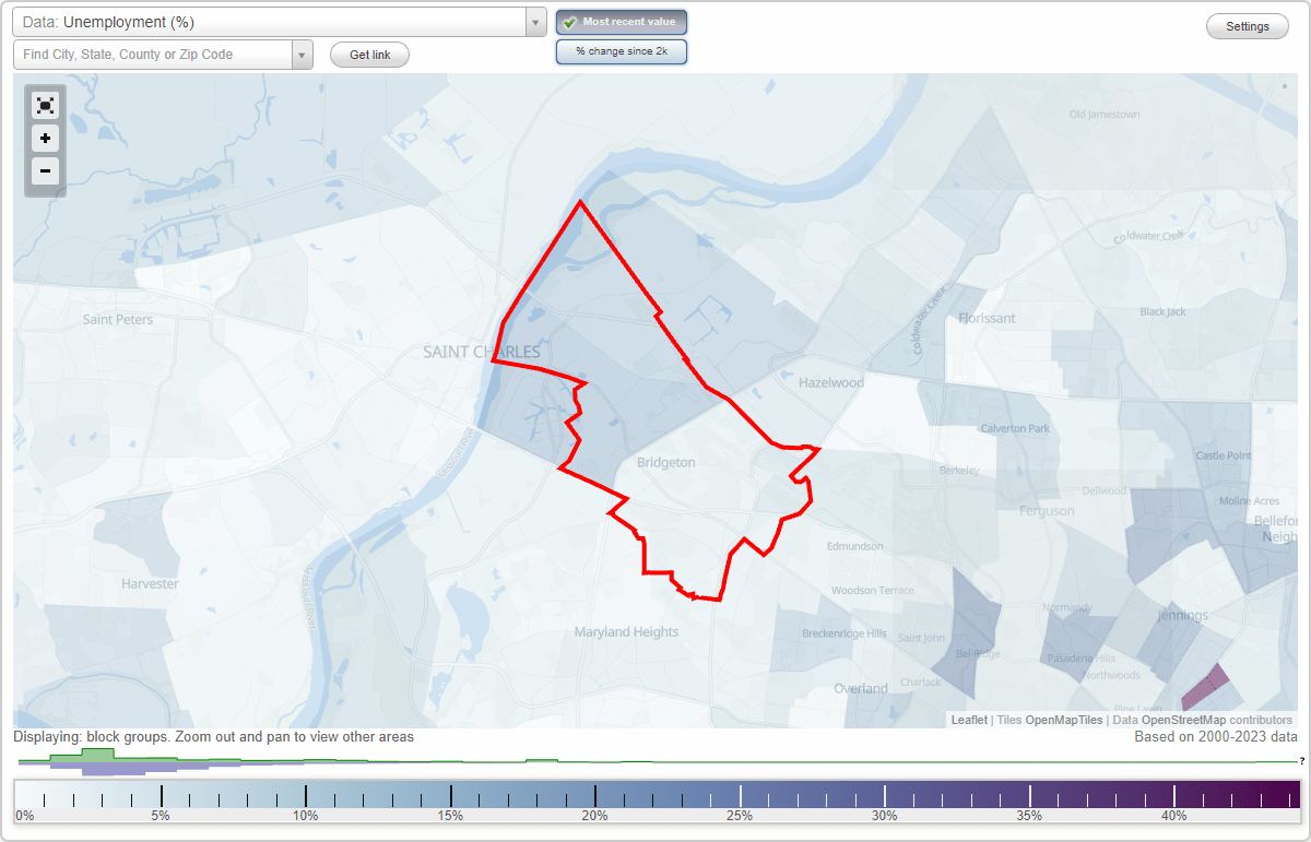 Work and Jobs in Bridgeton, Missouri (MO) Detailed Stats Occupations