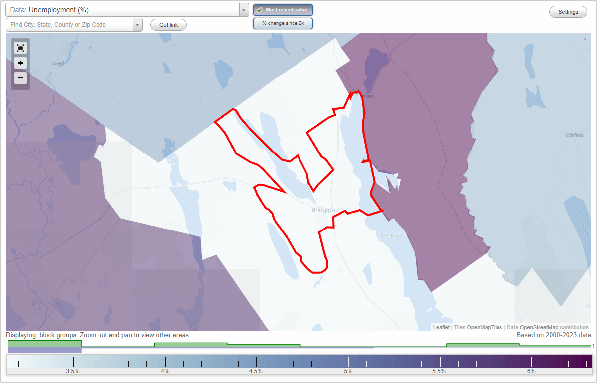 Work and Jobs in Bridgton, Maine (ME) Detailed Stats Occupations