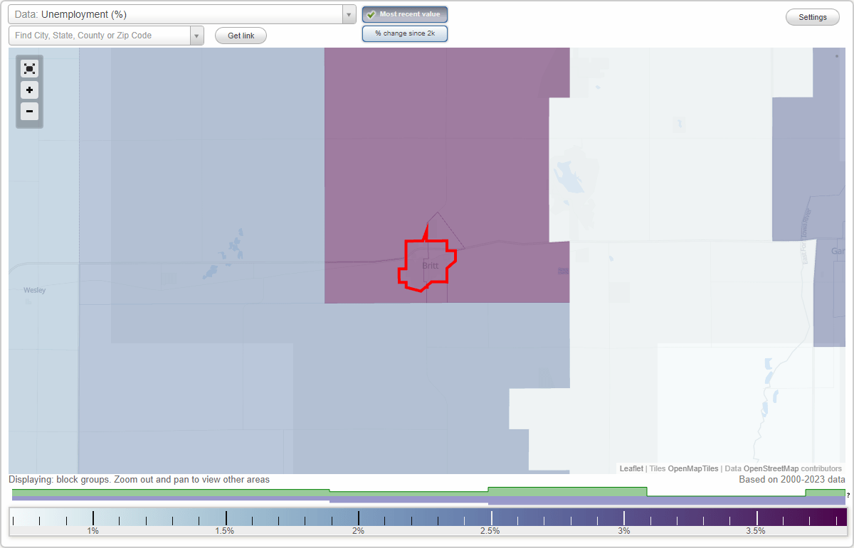 Work and Jobs in Britt, Iowa (IA) Detailed Stats Occupations