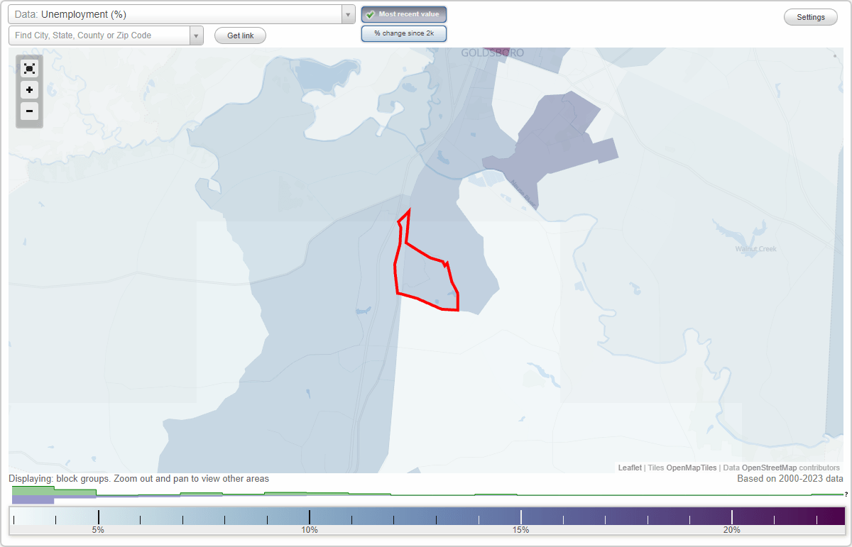 Work and Jobs in Brogden, North Carolina (NC) Detailed Stats